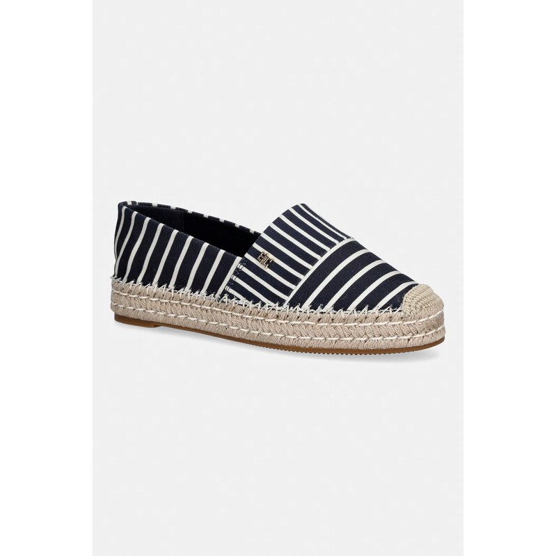 Tommy Hilfiger espadrily dámské TH PLATFORM ESPADRILLE STRIPES