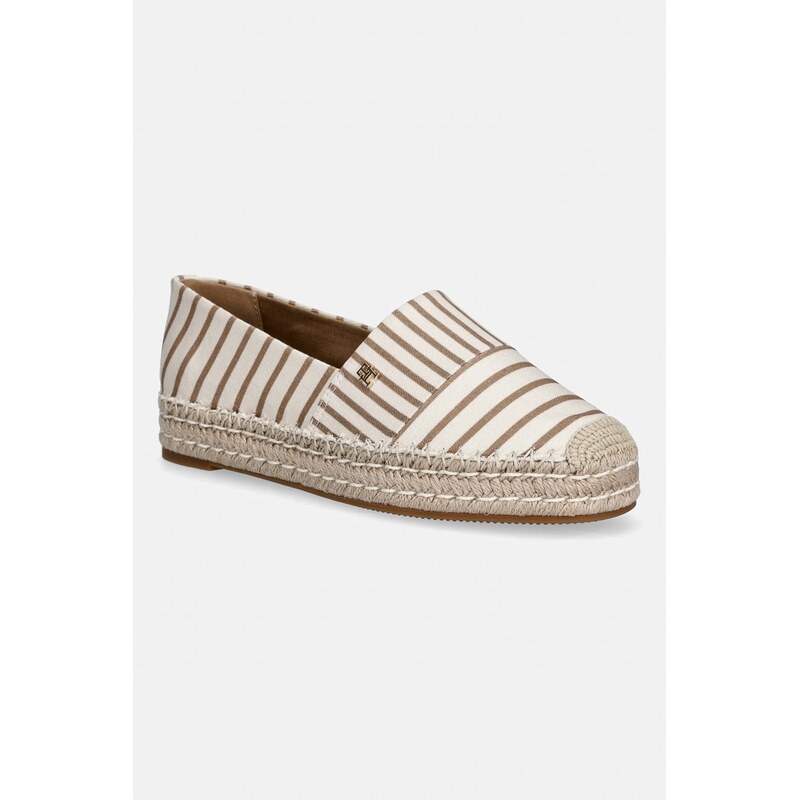 Tommy Hilfiger espadrily dámské TH PLATFORM ESPADRILLE STRIPES