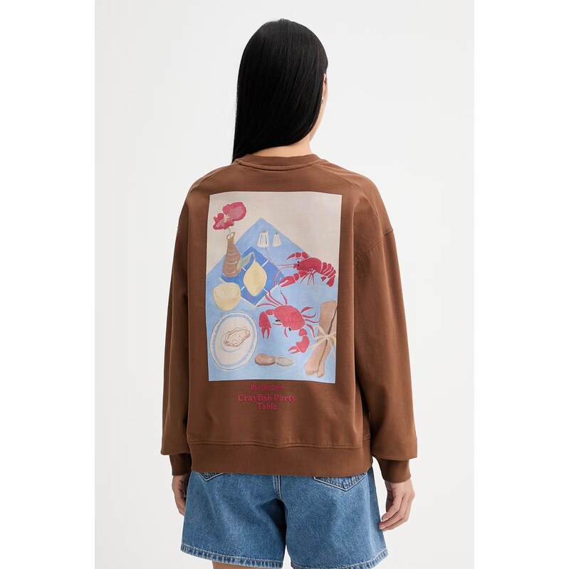Marc OPolo oversize mikina dámská bavlněná 115140914
