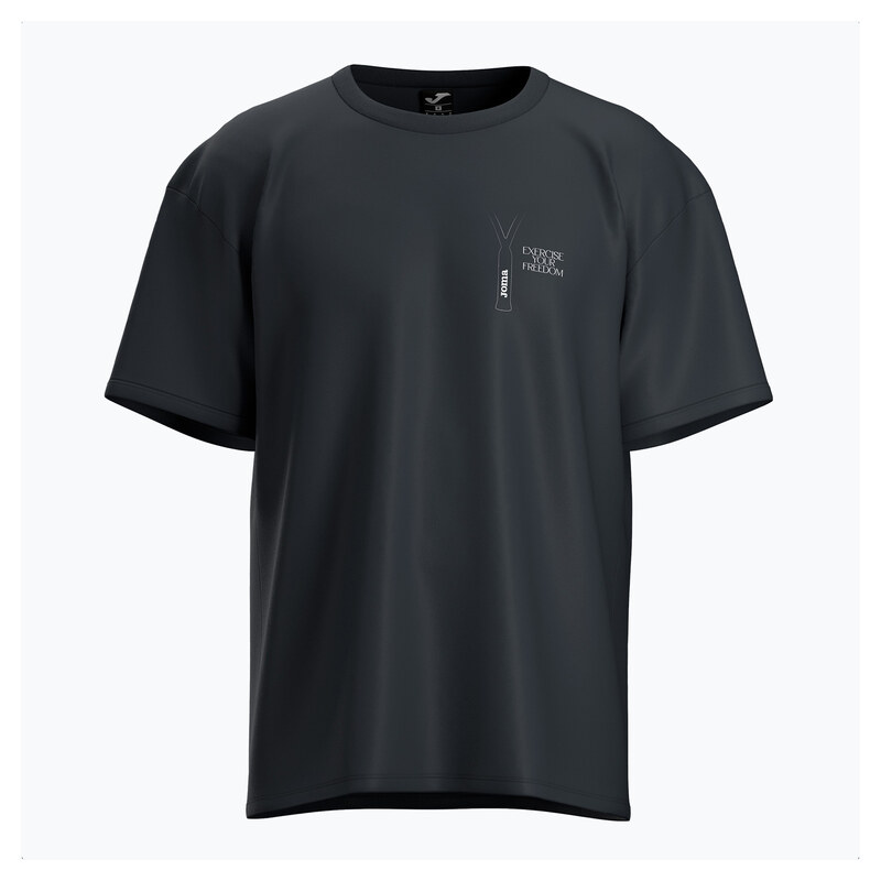 Pánské tenisové tričko Joma Challenge 104626.100 black