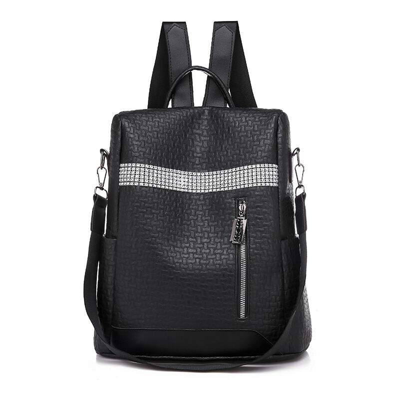 Lifestyle Dámský Crossbody batůžek s popruhem Černý 115140575