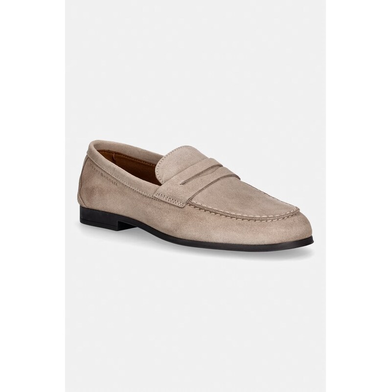 Tommy Hilfiger mokasíny dámské semišové FLEXIBLE SLIM SUEDE