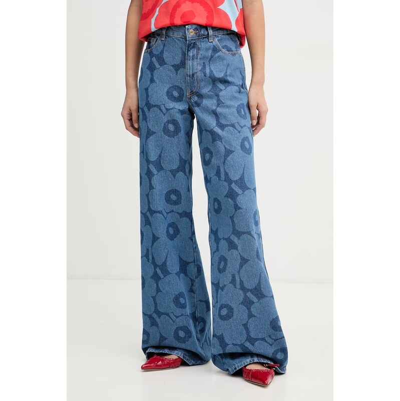 Marimekko wide leg džíny dámské