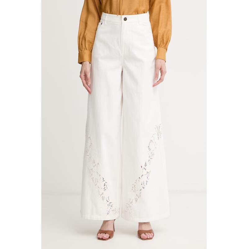 Twinset wide leg džíny dámské 115141344