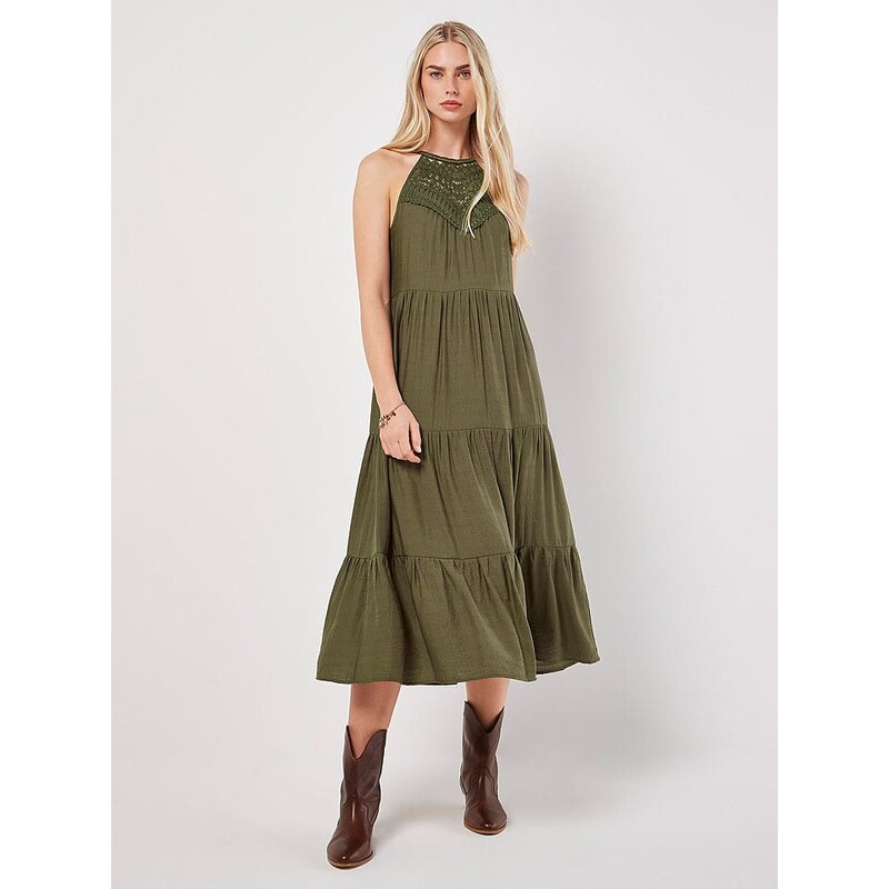 Šaty Apricot Khaki 6643490 115279723