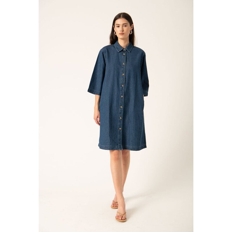 Šaty Soaked in Luxury Dunkelblau 663305 115284051