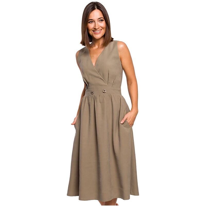 Šaty Stylove Khaki 3003592