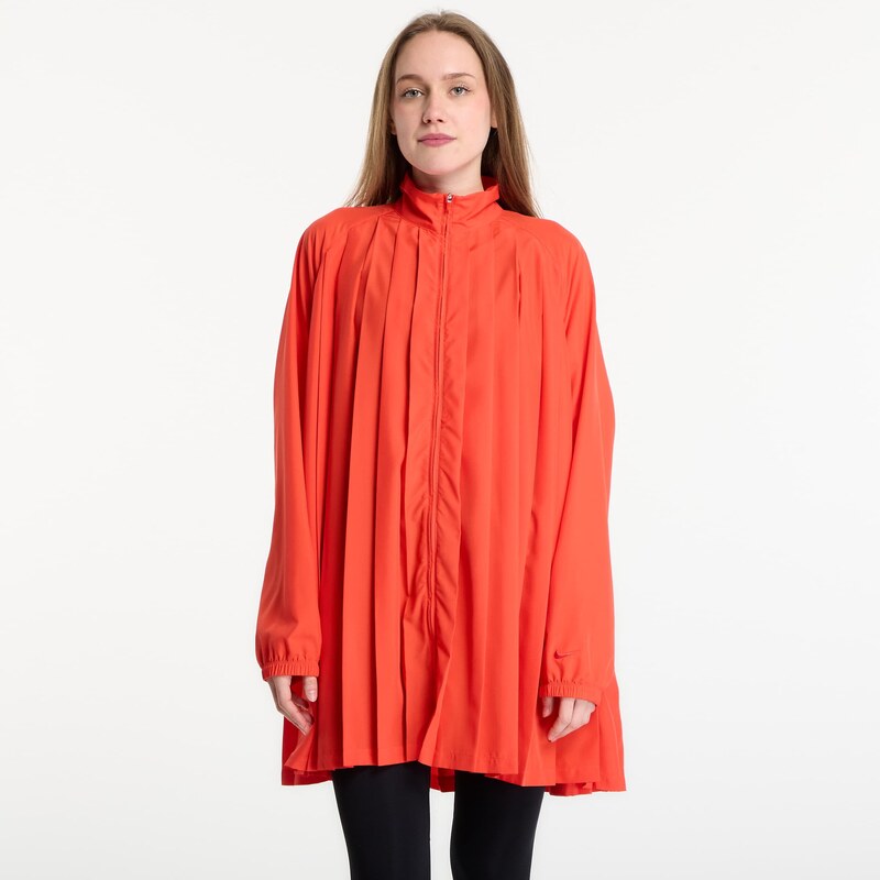 Šaty Nike Sportswear Womens Oversized Long-Sleeve Pleated Mini