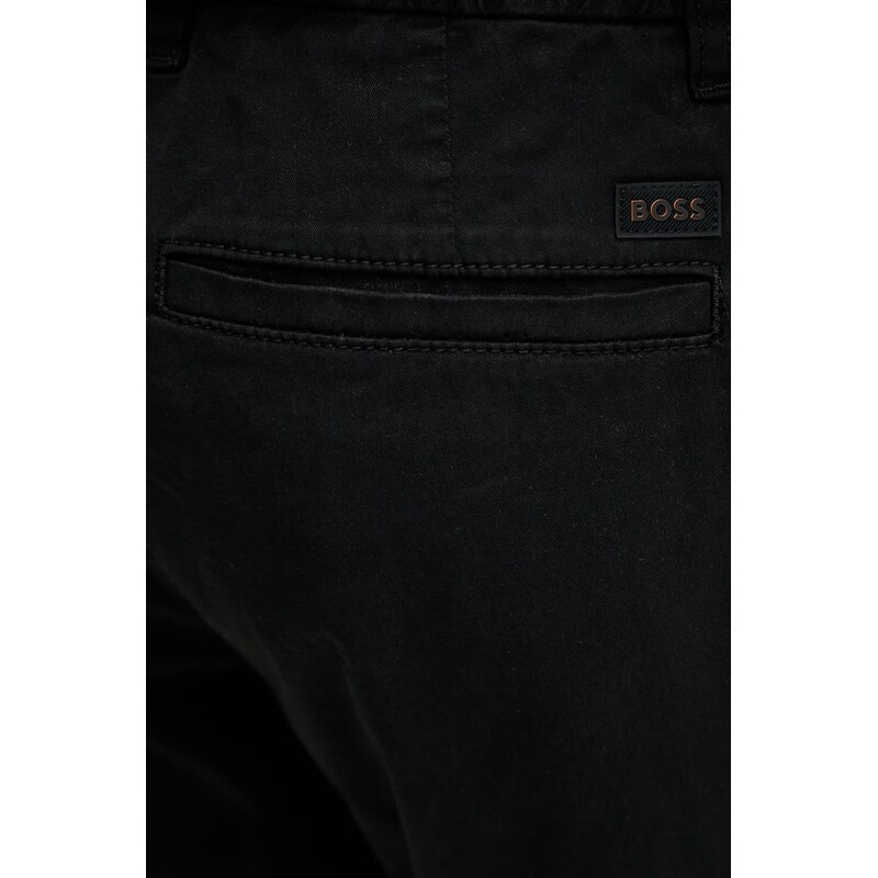 BOSS Orange chino šortky pánské bavlněné s elastanem