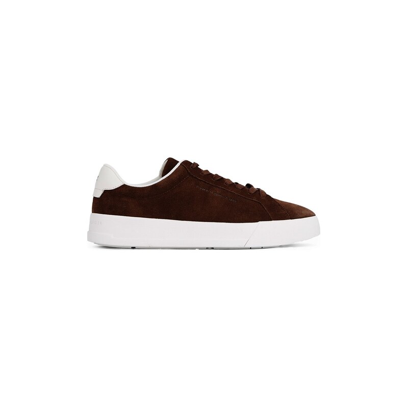 Tenisky Tommy Hilfiger Brown Suede 3148178
