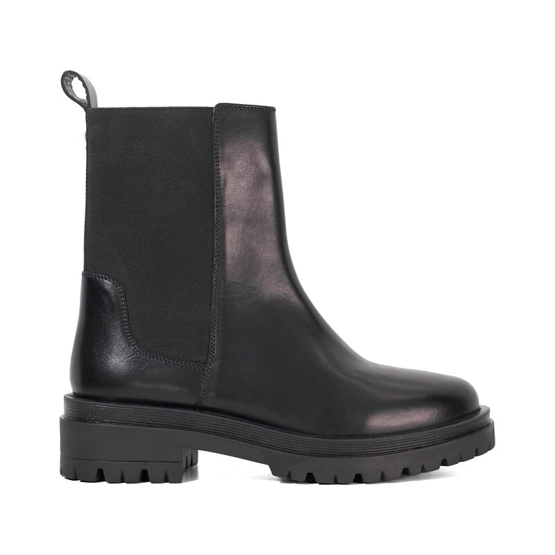 Boty Dune London Black Leather 9183209