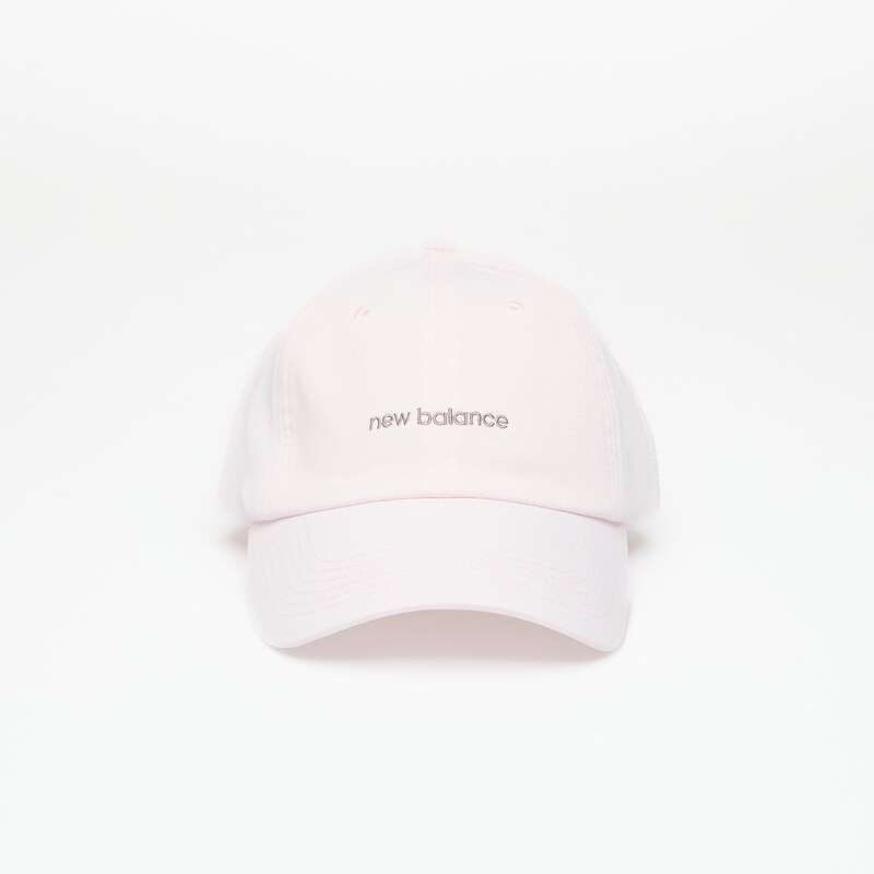 Kšiltovka New Balance Womens 6 Panel Linear Logo Hat Pink Salt