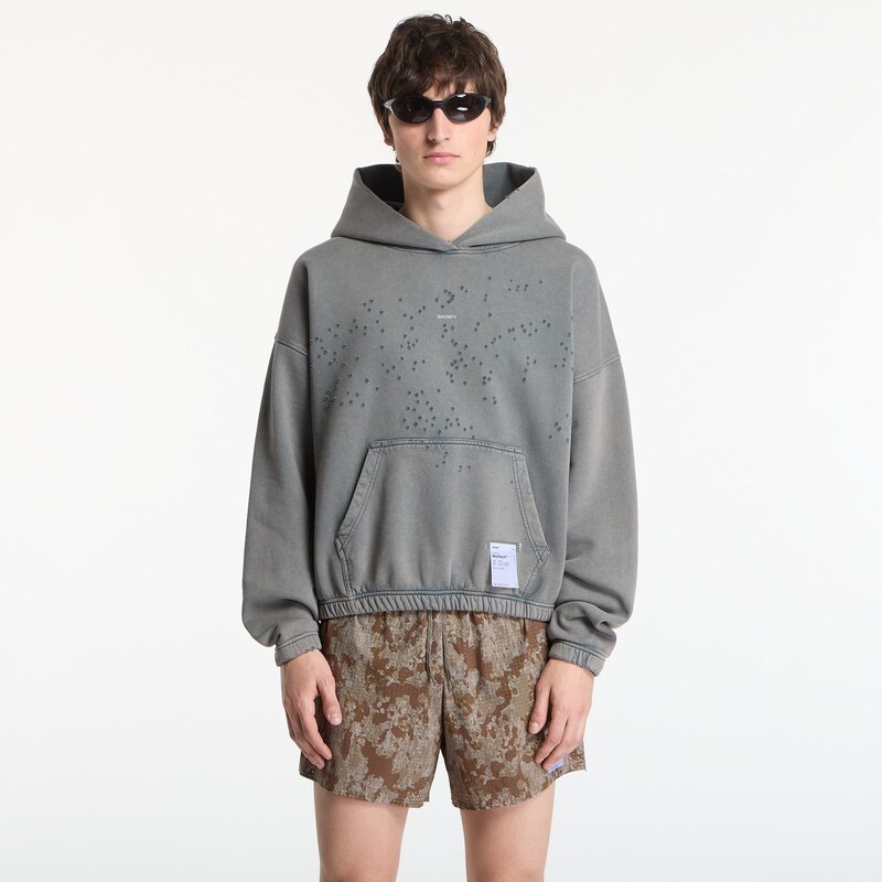 Mikina Satisfy MothTech Hoodie Faded Black M