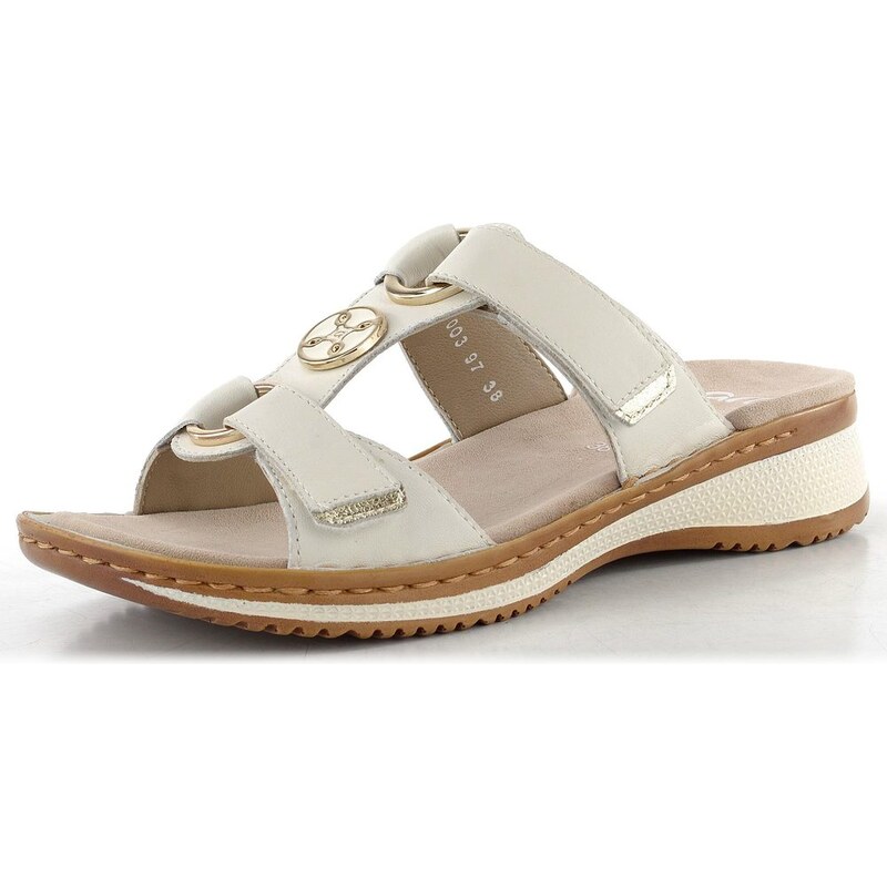 Ara dámské pantofle Hawaii Cream/Platin 12-29003-97 104518767