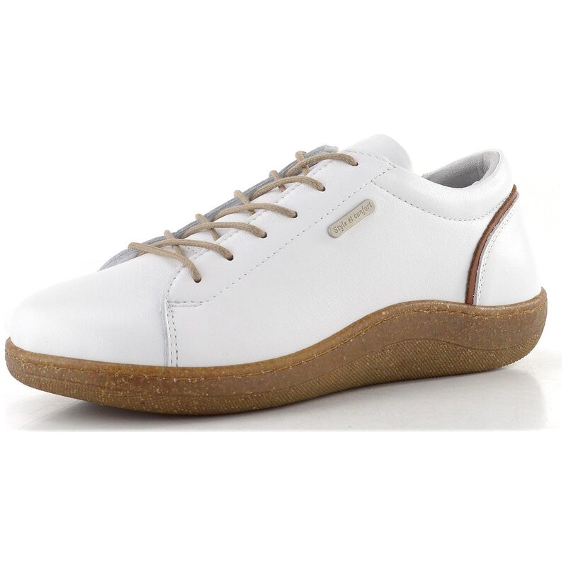 Looke šněrovací polobotky Ambriene white L1393_03 115148279