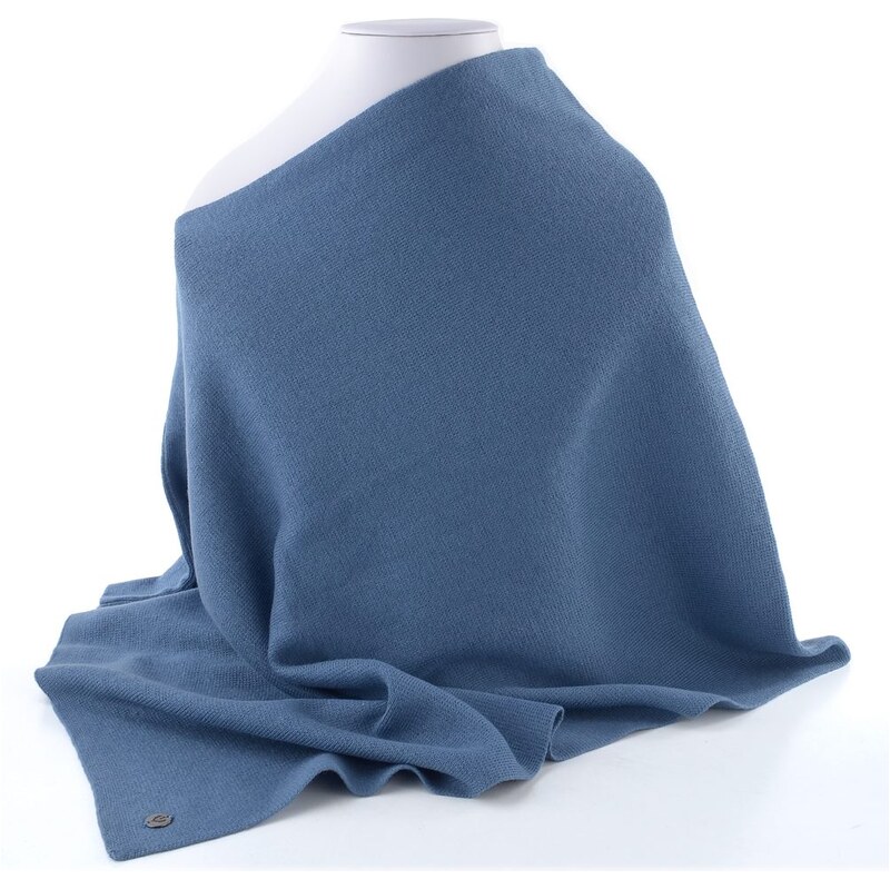Fraas krátké jednobarevné pončo denim 667189-580 115148290