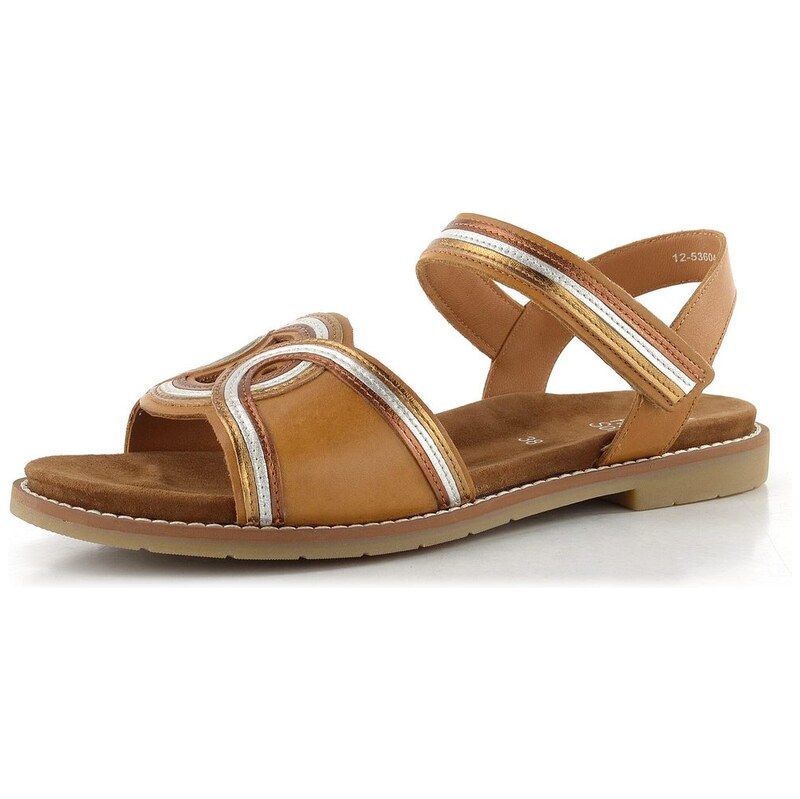 Ara dámské sandály Elba cognac/whisky/silver/bronce 12-53604-09