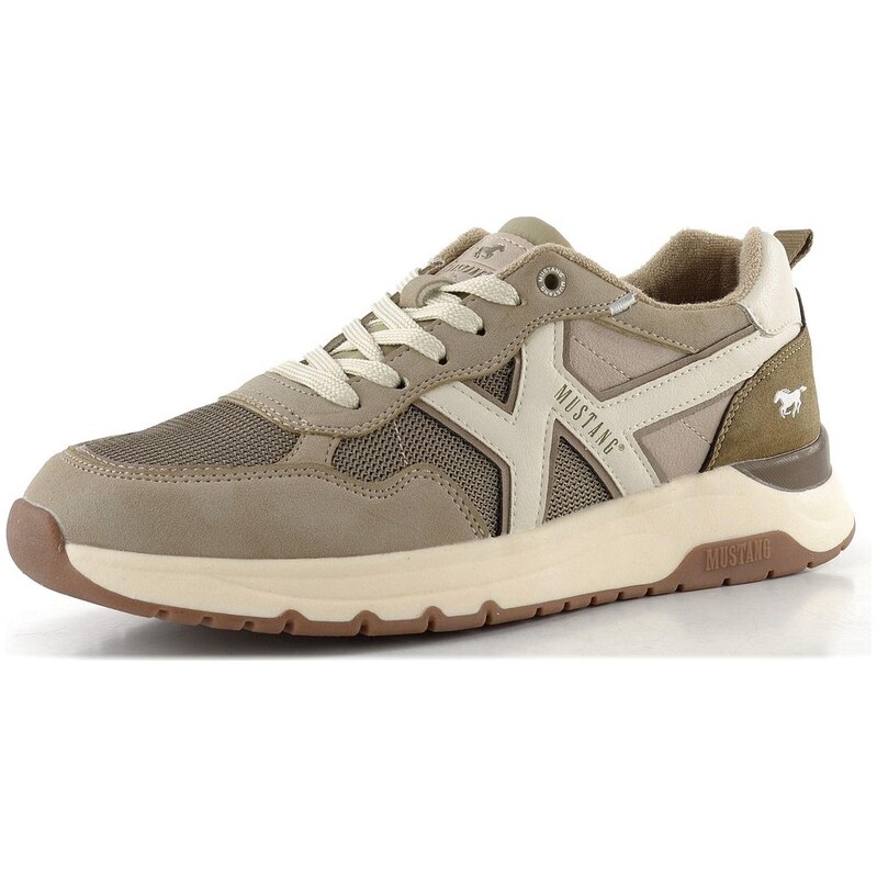 Mustang pánské šněrovací tenisky beige 26M0291005