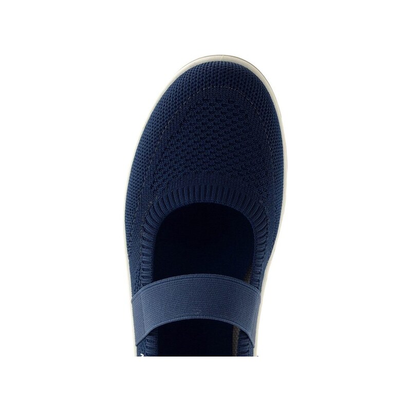 Mustang sportovnější baleríny s páskem navy 26M0582003