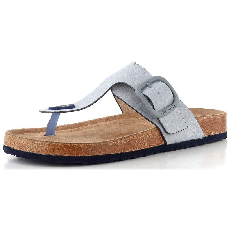 Tamaris textilní pantofle/žabky light blue 1-27400-46 115148444