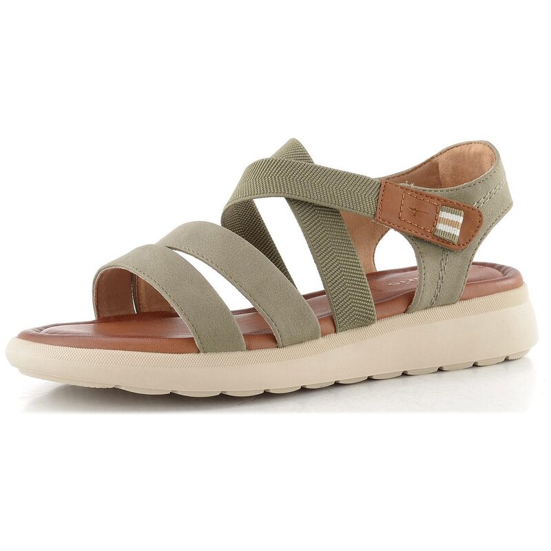 Tamaris sandály olive 1-28726-46