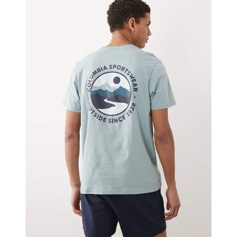 Columbia CSC Outdoor back graphic t-shirt in blue