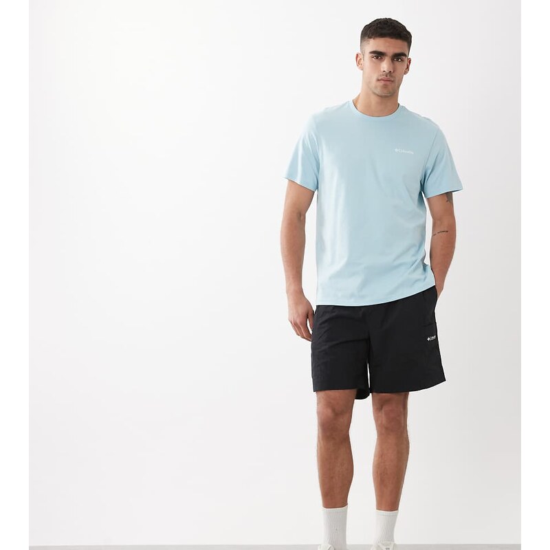 Columbia CSC Outdoor back graphic t-shirt in marine light-Blue
