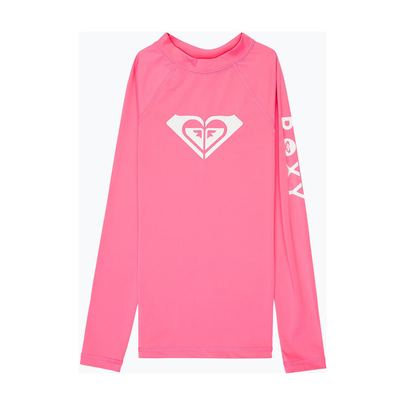 Dětské plavecké tričko Longsleeve ROXY Whole Hearted sangria