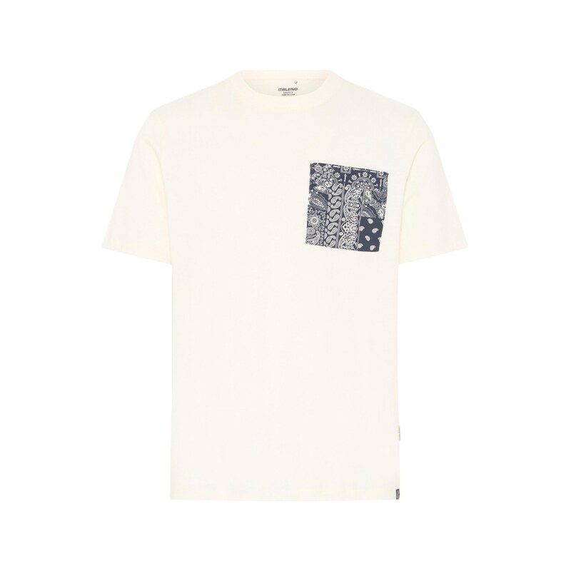 BLEND Tričko BHKALEB šedá / offwhite