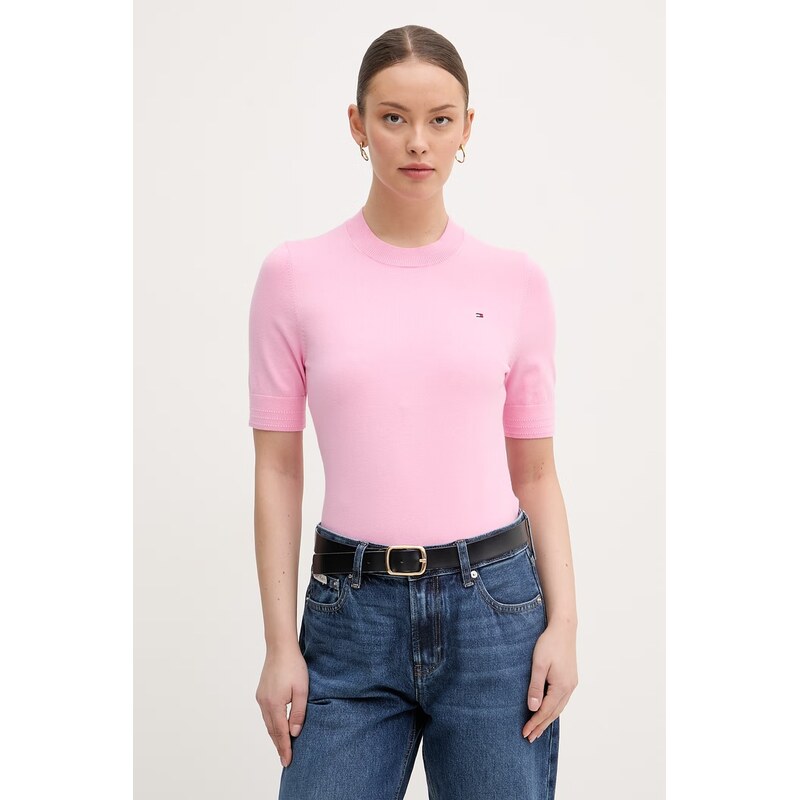 Tommy Hilfiger svetrové tričko dámské s bavlnou 115151160