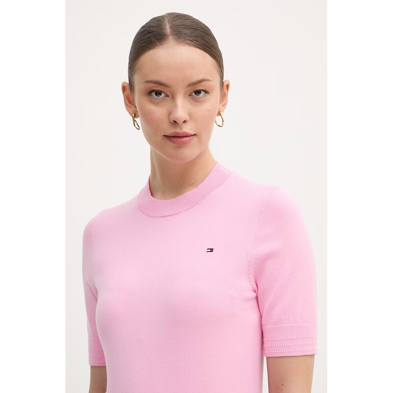 Tommy Hilfiger svetrové tričko dámské s bavlnou