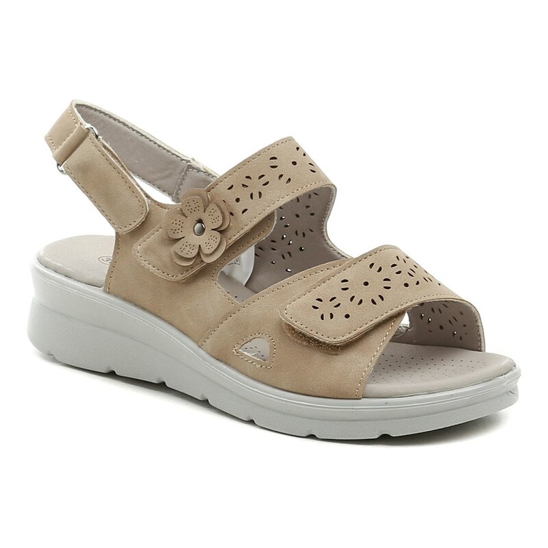 Scandi 251-2259-B1 béžové dámské sandály