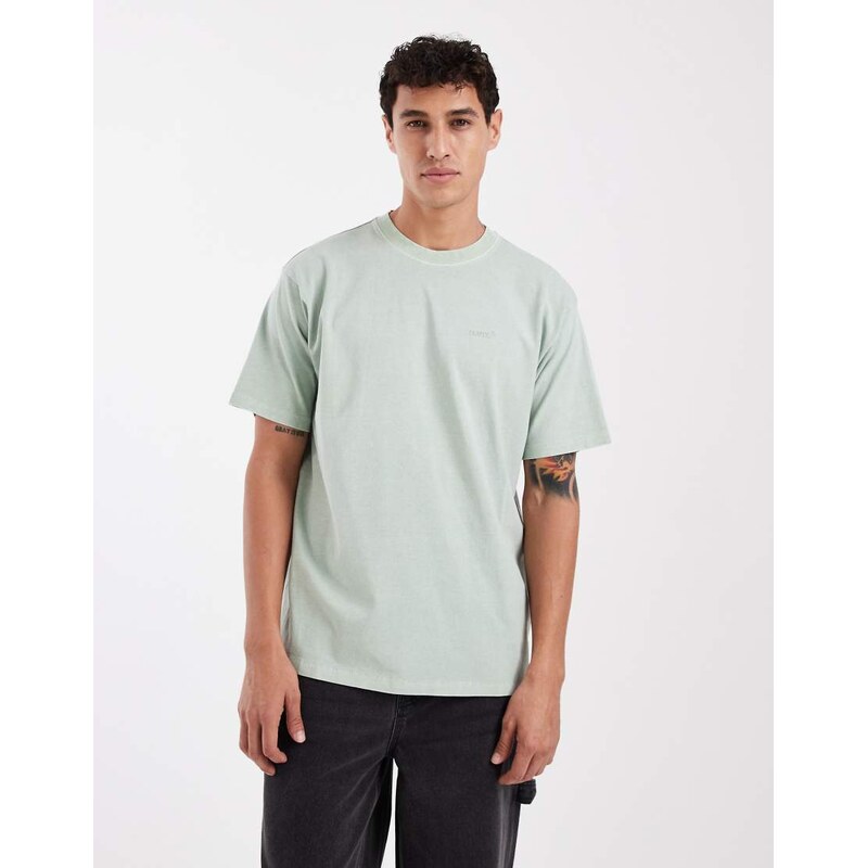 Levis red tab garment dye vintage t-shirt in light green