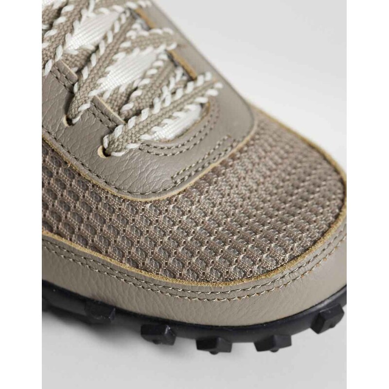 Nike Waffle Racer mesh trainers in washed grey