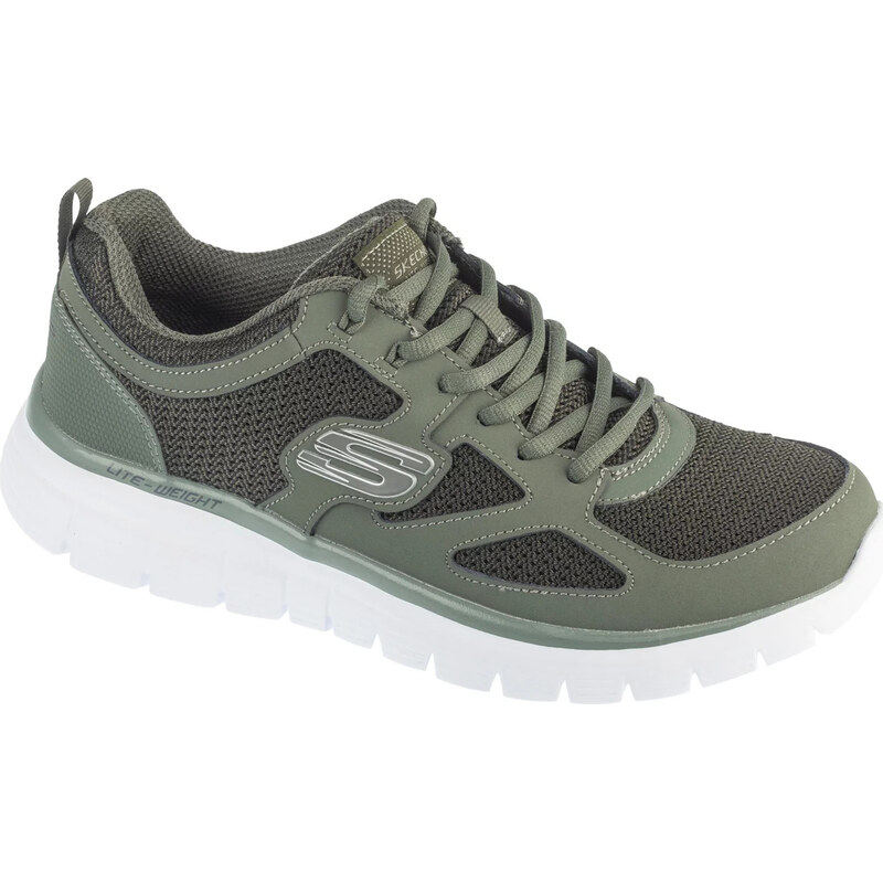 Pánské sportovní boty Skechers Burns Agoura olivové Khaki