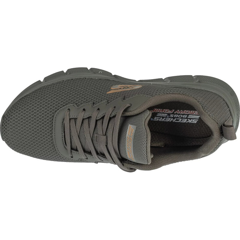 Pánské tenisky Skechers Bobs B Flex - Chill Edge olivově zelená