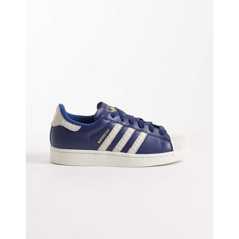 adidas Originals Superstar II Croc trainers in navy