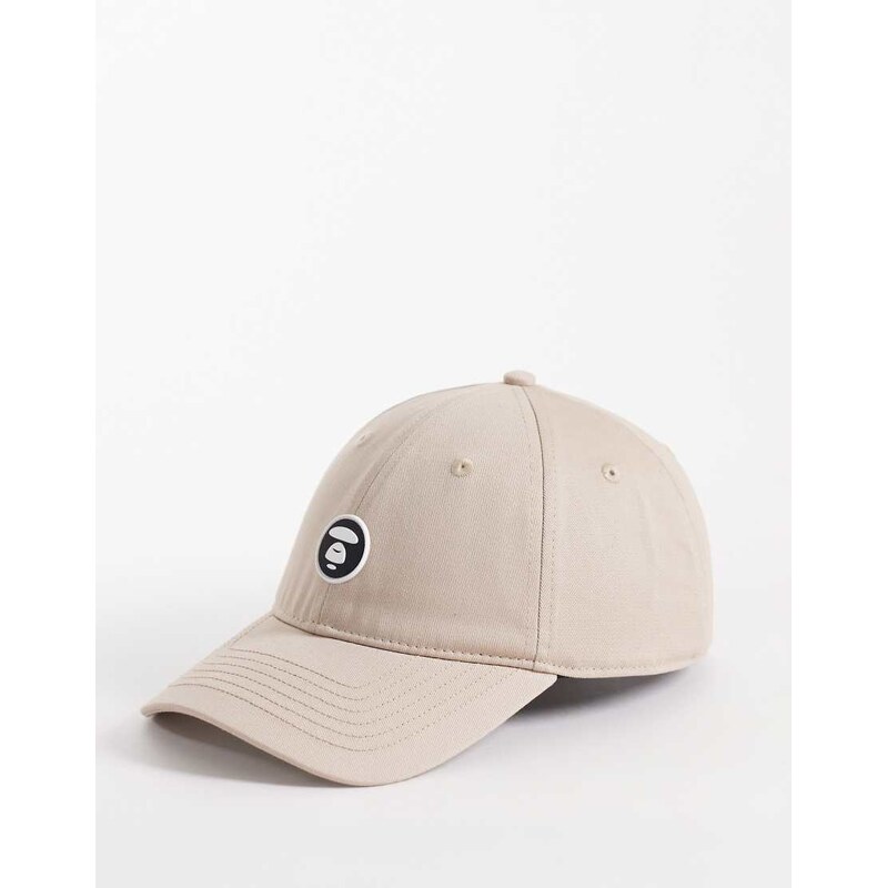 Aape by A Bathing Ape logo baseball cap in beige-Neutral 115499661