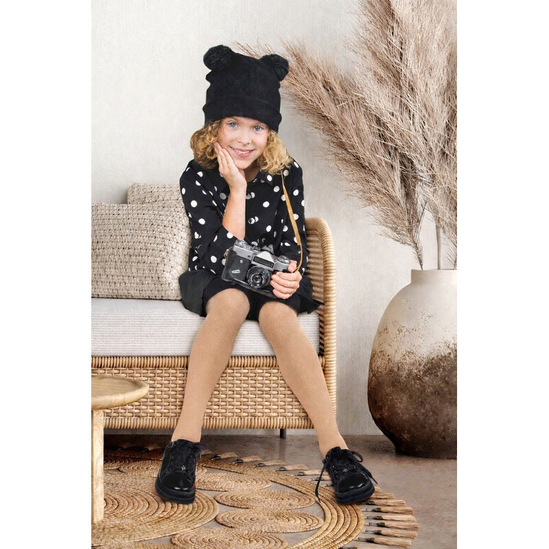 Knittex Dívčí 3D punčocháče z mikrovlákna Nadja Junior DR2315 114379083