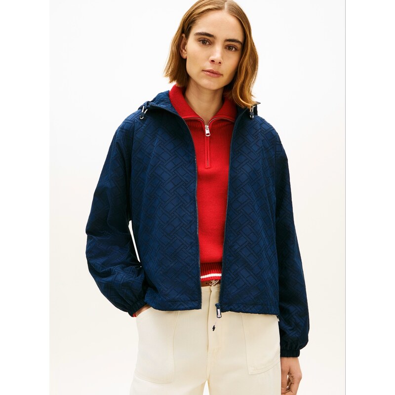 Tommy Hilfiger dámská tmavě modrá větrovka