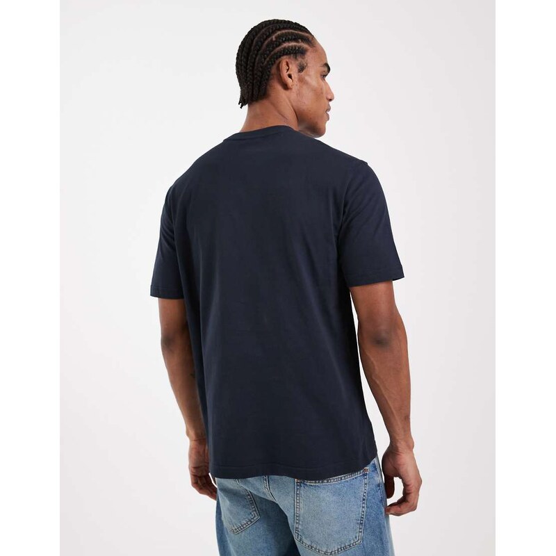 BOSS Orange Hugo Boss regular fit graphic t-shirt in dark blue
