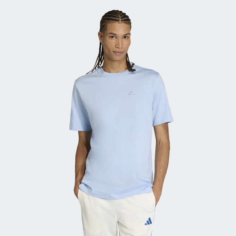 adidas Performance adidas M C ICON TEE BLUE