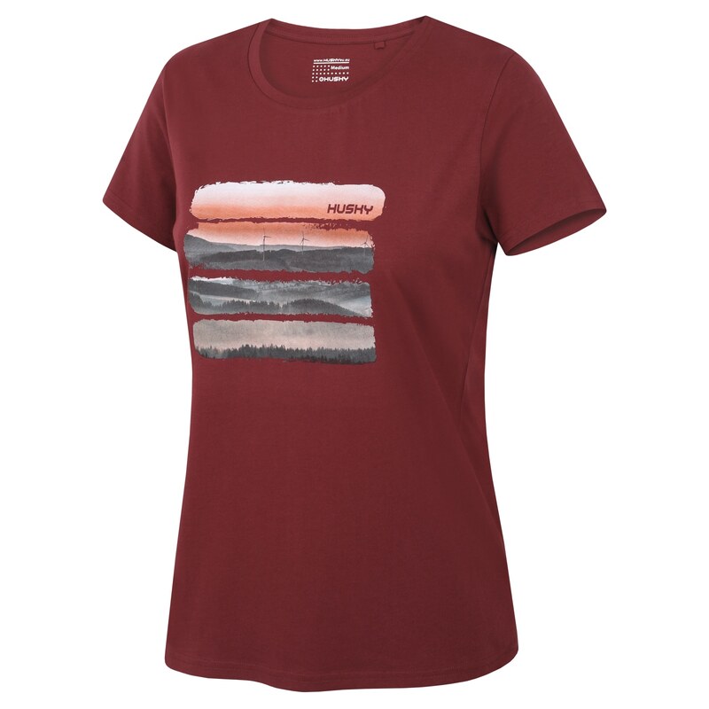 Husky Tee Vane L bordo
