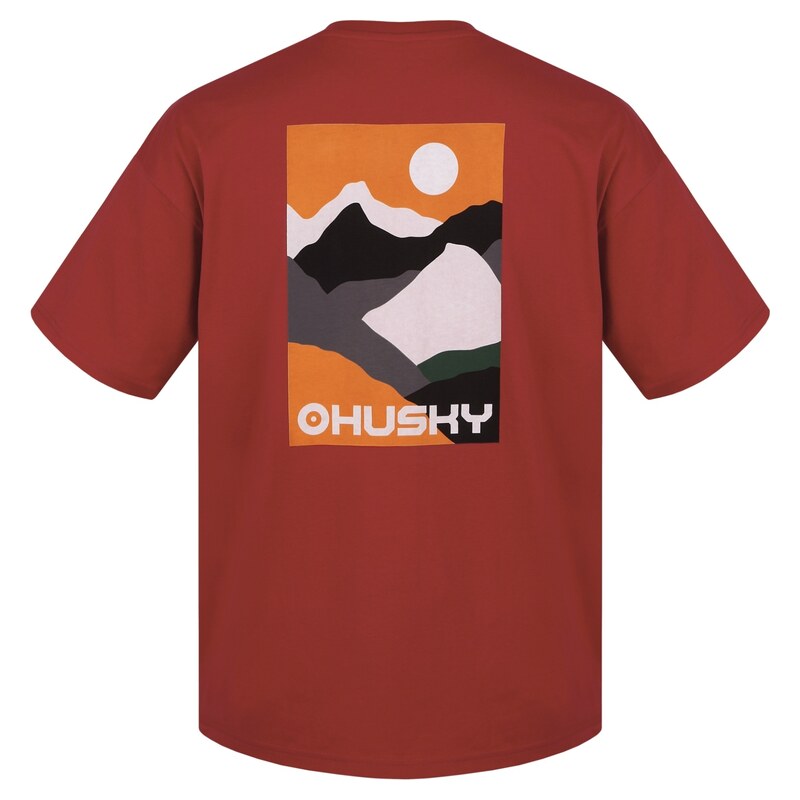 Husky Tee Panorama M dark red