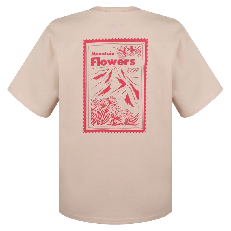 Husky Tee Stamp L beige