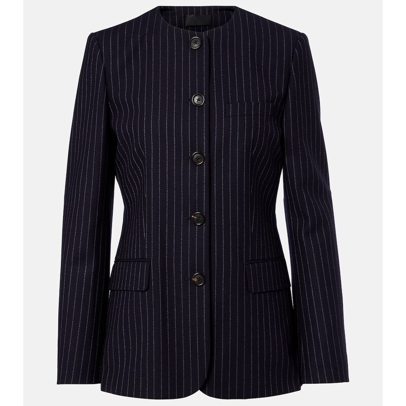 Nili Lotan Gertrude pinstripe virgin wool jacket