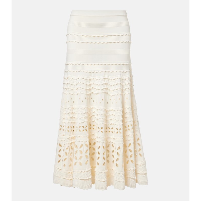 Ulla Johnson Annisa broderie anglaise midi skirt