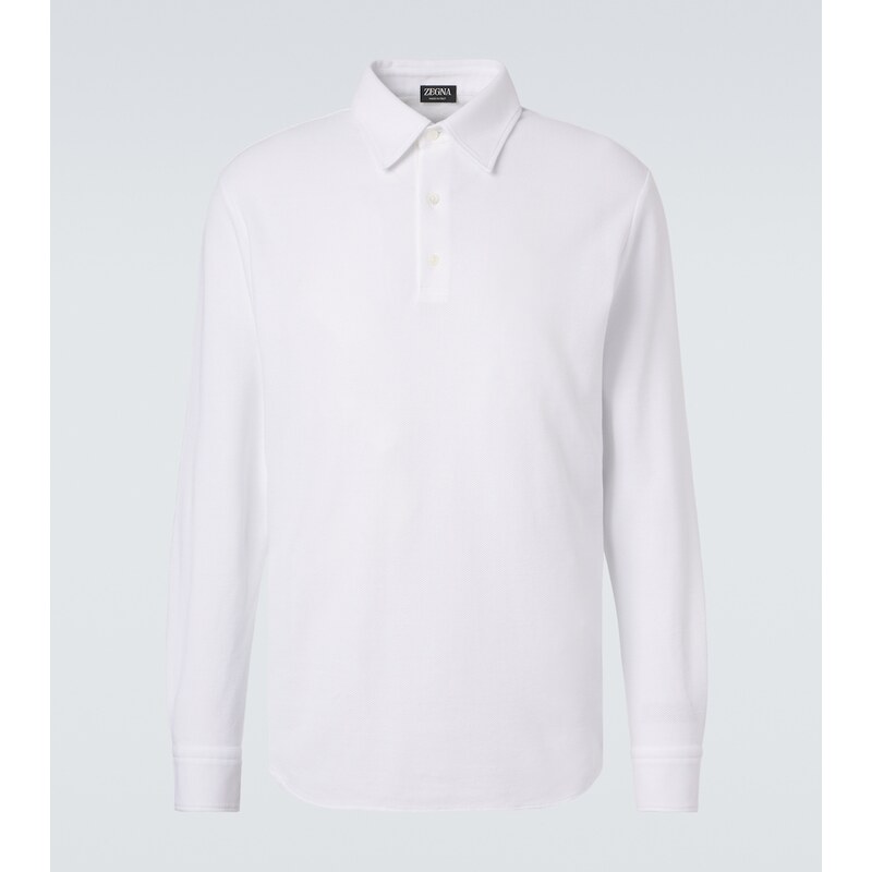 Zegna Cotton piquÃ polo shirt