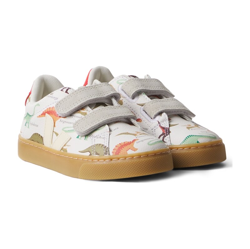 Veja Kids Esplar printed leather sneakers