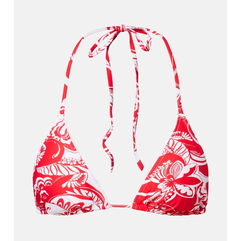 Melissa Odabash Adelaide floral bikini top
